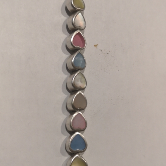 925 Silver mother of pearl bracelet - Picture 3 of 4